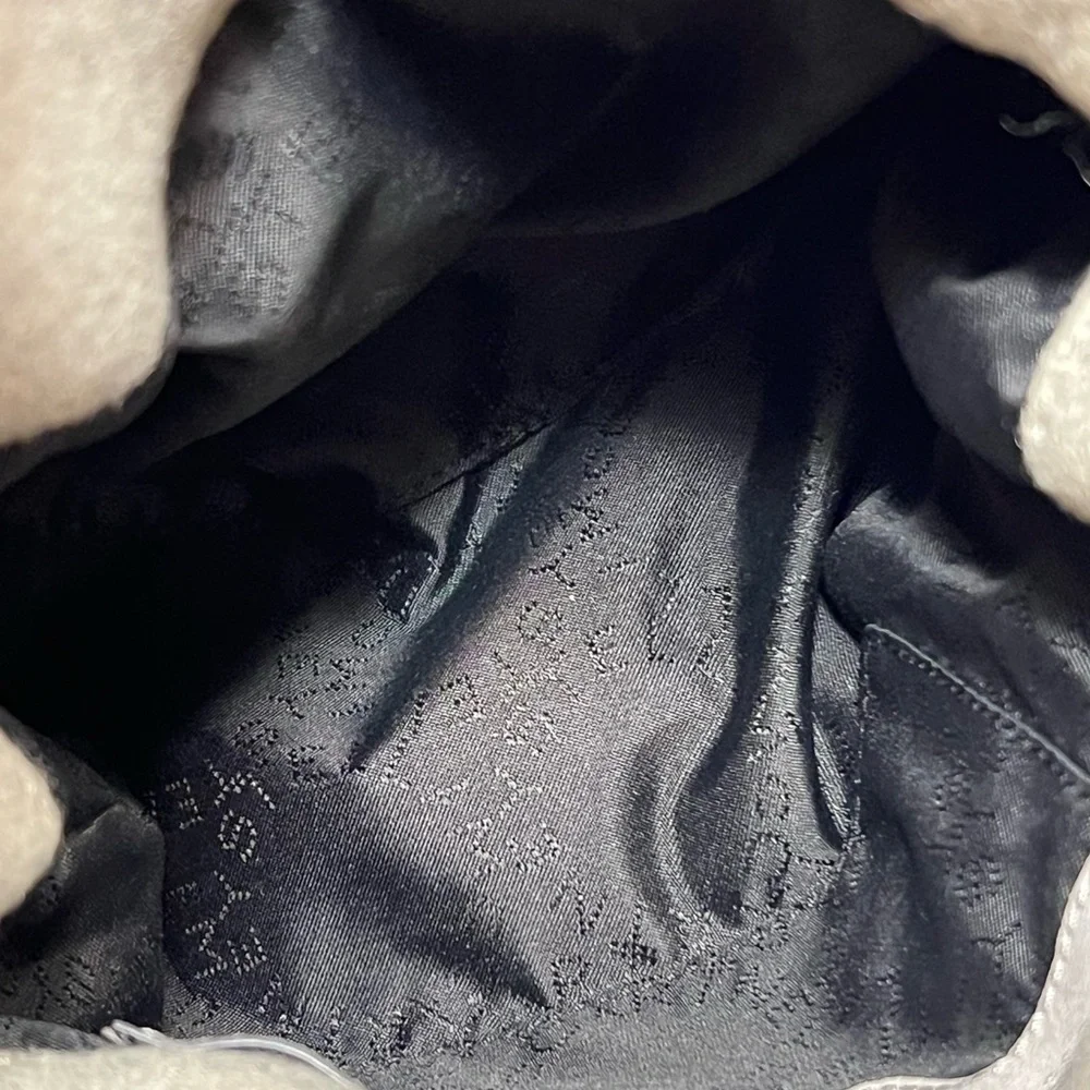 STELLA MCCARTNEY Falabella Grey Faux Fur Cross Body - Picture 4 of 6